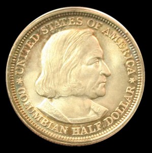 World's Columbian Exposition 1892 silver half dollar obverse