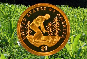 2009 Sacagawea Dollar Coin Three Sisters Reverse