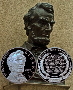 Lincoln Commemorative Silver Dollar Coin