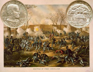 Grant Memorial Commemorative Silver Half Dollar Coin