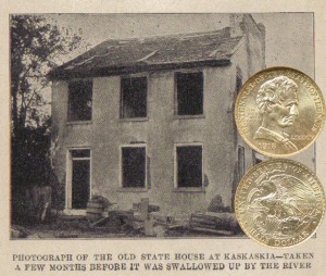 Illinois Centennial Commemorative Silver Half Dollar Coin