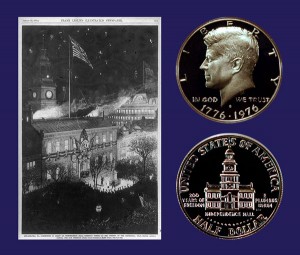 Kennedy Bicentennial Half Dollar Coin