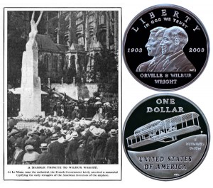 First Flight Commemorative Silver Dollar Coin