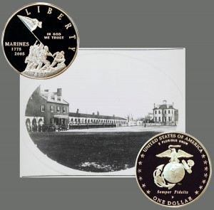 Marine Corps Commemorative Silver Dollar Coin