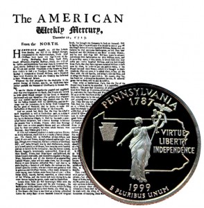 Pennsylvania State Quarter Coin 