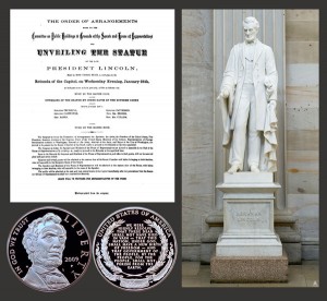 Abraham Lincoln Commemorative Silver Dollar Coin
