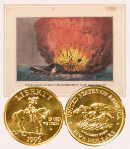 Civil War Commemorative Gold Five-Dollar Coin