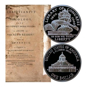 Library of Congress Commemorative Silver Dollar Coin