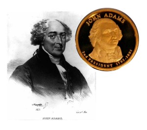 John Adams Presidential Dollar Coin