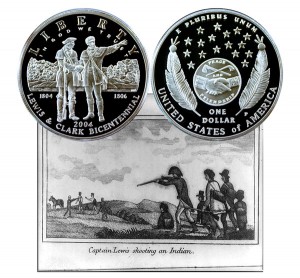 Lewis and Clark Commemorative Silver Dollar Coin