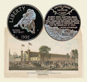 Civil War Commemorative Silver Dollar Coin