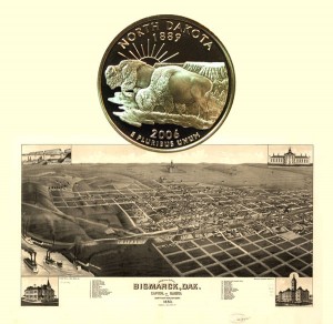 North Dakota State Quarter Coin