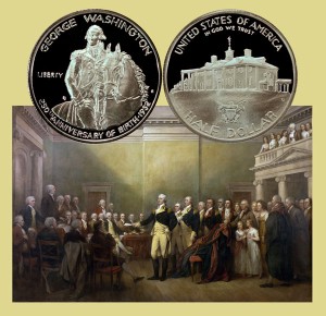 Washington Commemorative Silver Half Dollar Coin