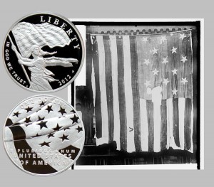 Star Spangled Banner Commemorative Silver Dollar Coin