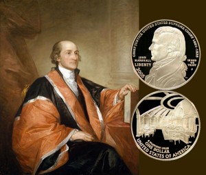 Chief Justice John Marshall Commemorative Silver Dollar Coin