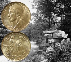 Daniel Boone Commemorative Silver Half Dollar Coin