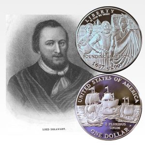 Jamestown Commemorative Silver Dollar Coin