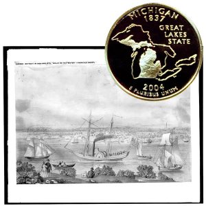 Michigan State Quarter Coin