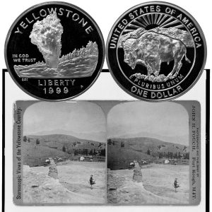 Yellowstone Commemorative Silver Dollar Coin