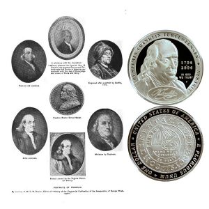 Franklin Founding Father Commemorative Silver Dollar Coin