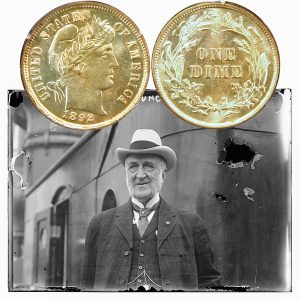 Liberty Head (Barber) Silver Ten-Cent Coin
