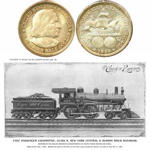World's Columbian Exposition Commemorative Silver Half Dollar Coin