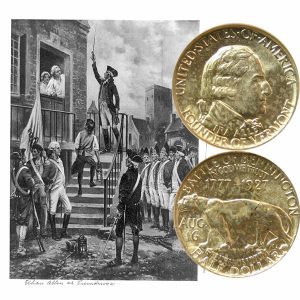 Vermont Sesquicentennial Commemorative Silver Half Dollar Coin