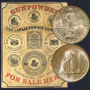 Lexington-Concord Commemorative Silver Half Dollar Coin