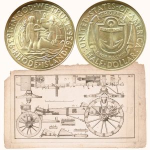 Rhode Island Commemorative Silver Half Dollar Coin