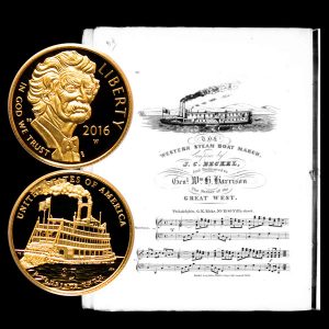 Mark Twain Commemorative Gold Five-Dollar Coin
