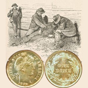 Barber Silver Dime Coin