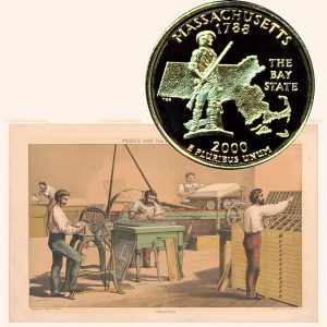 Massachusetts State Quarter Coin