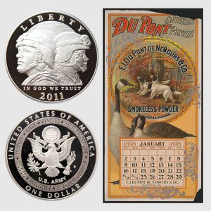 Army Commemorative Silver Dollar Coin