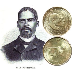 Washington/Carver Commemorative Silver Half Dollar Coin