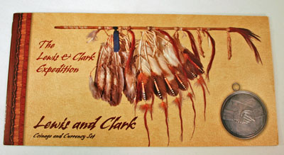 Lewis and Clark Coin and Currency Set Expedition Booklet front