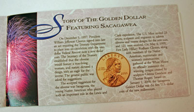 Millennium Coin and Currency Set Booklet page 2