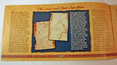 Lewis and Clark Coin and Currency Set Expedition Booklet page 4