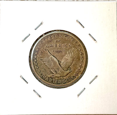 1917 Standing Liberty Quarter Coin reverse