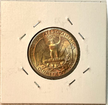 1937 S Washington Quarter Coin reverse