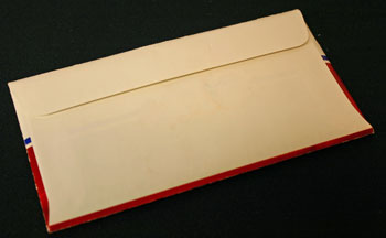 1987 Mint Set back of envelope