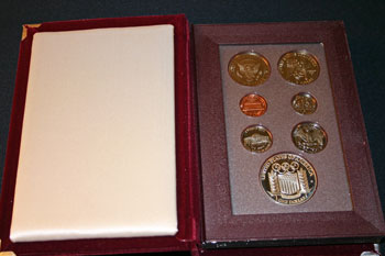 Details about   1992 US PRESTIGE Proof 7 Coin Set Olympic Baseball and Gymnastics with Box & COA