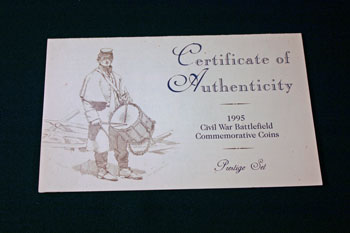 1995 Prestige Set certificate front