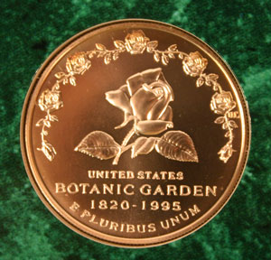 1997 Botanic Garden Commemorative Silver Dollar reverse