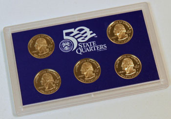 2003 Proof Set obverse images of quarter proof coins