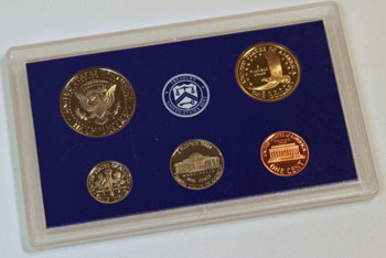 2003 Proof Set reverse images of regular proof coins