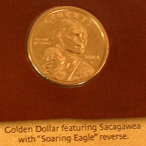 2004 Sacagawea golden dollar obverse