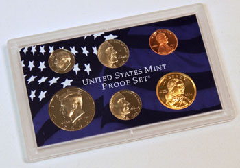 2005 Proof Set obverse images of regular proof coins