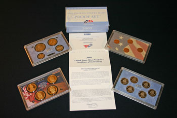2009 Proof Set package and certificate side 1