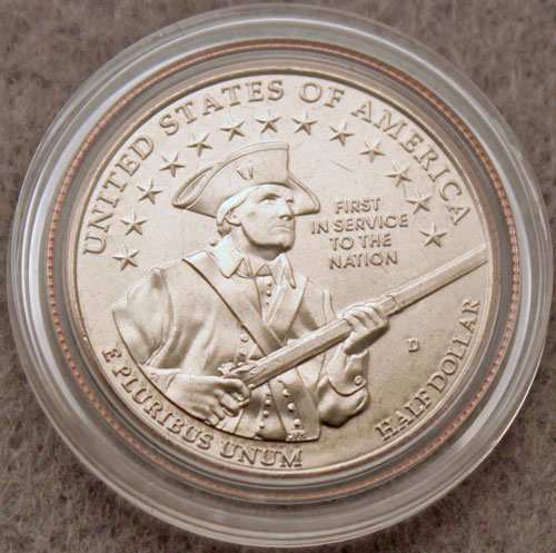 2011 US Army Commemorative Half Dollar uncirculated reverse