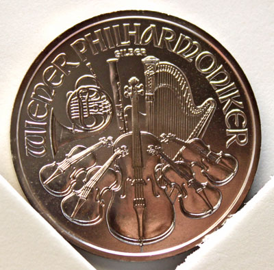 2015 austrian philharmonic one ounce silver coin reverse